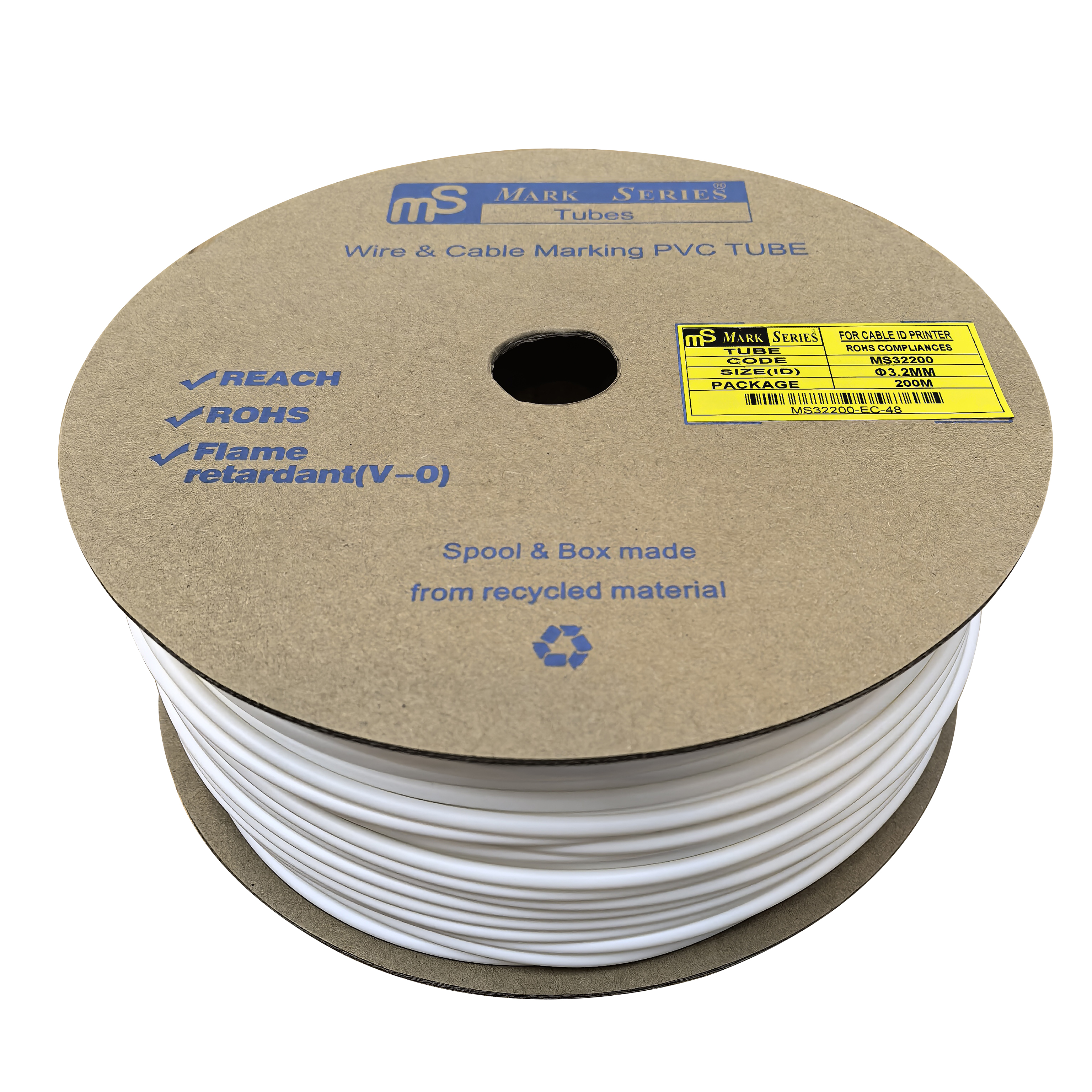 PVC MARKING TUBE NEW  [GRIP SERIES] WHITE